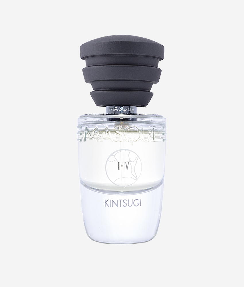 Masque Milano Kintsugi Unisex Perfume for Men and Women 2020 Fragrance Black Cap Clear Bottle