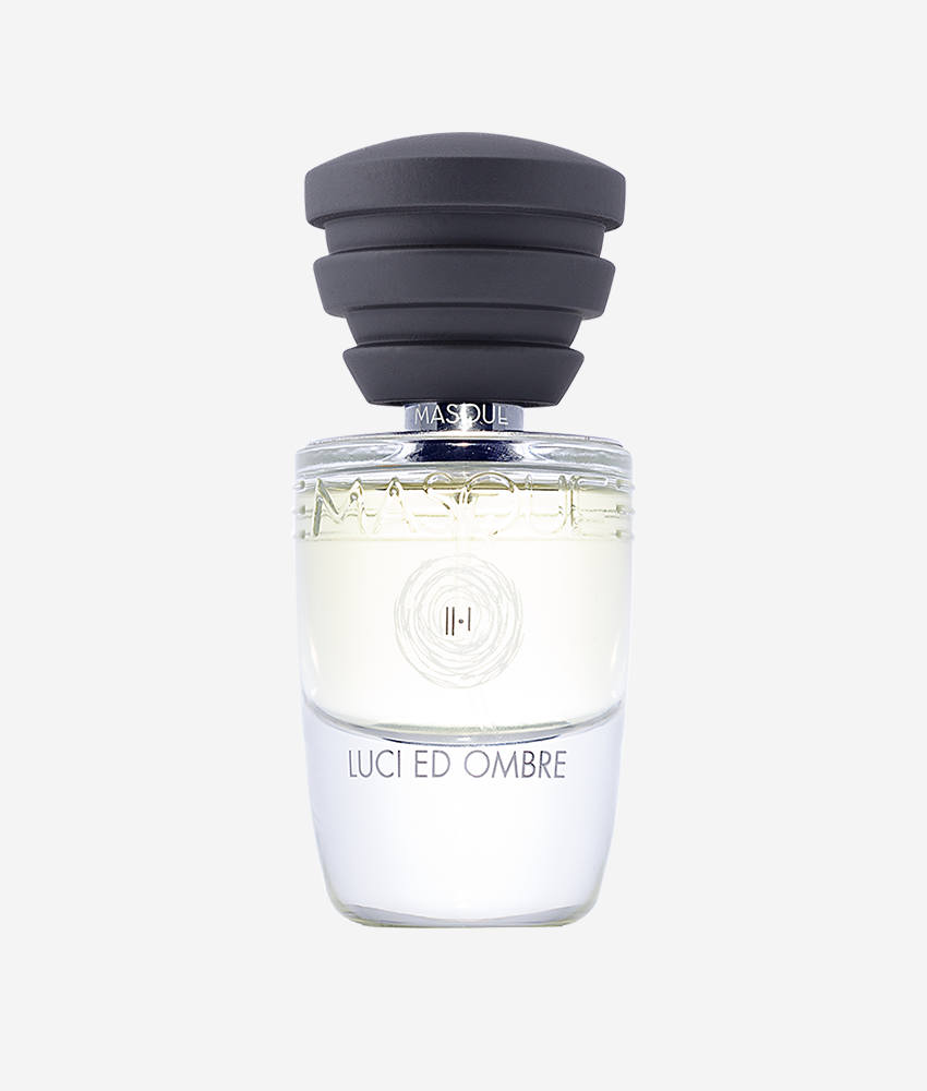 Masque Milano Luci ed Ombre Unisex Perfume for Men and Women 2020 Fragrance Black Cap Clear Bottle