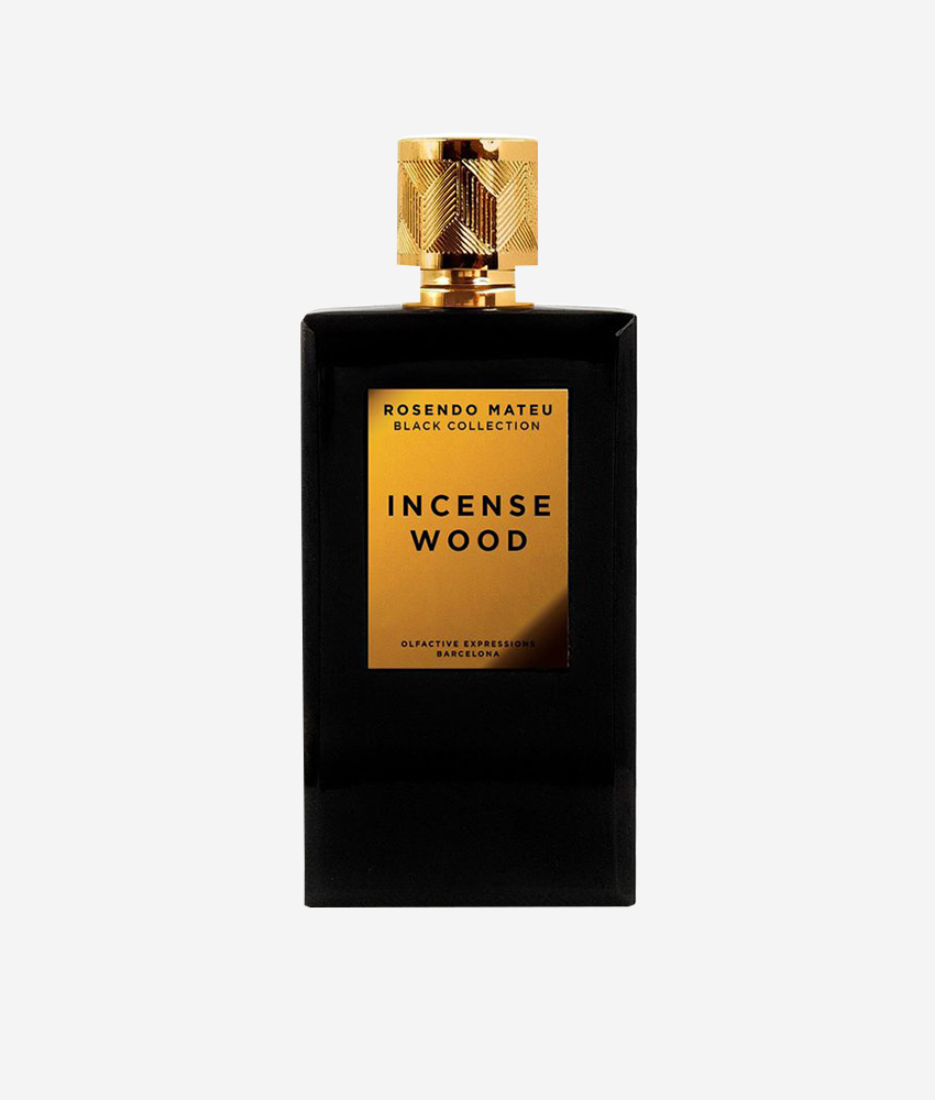 Rosendo Mateu Incense Wood Unisex Perfume for Men and Women 2020 Fragrance Black and Gold Bottle
